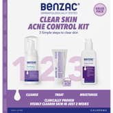 Benzac 3 Step Clear Skin Acne Control Kit